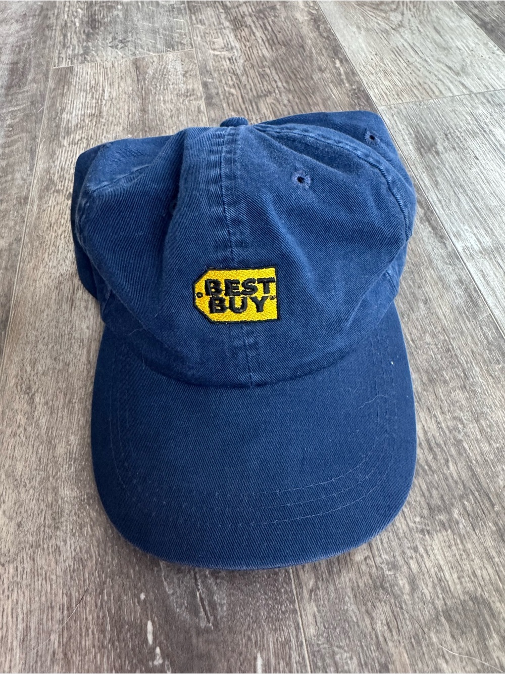 Lakeshirts Classic Nostalgia Best Buy Logo Navy Blue Baseball Cap